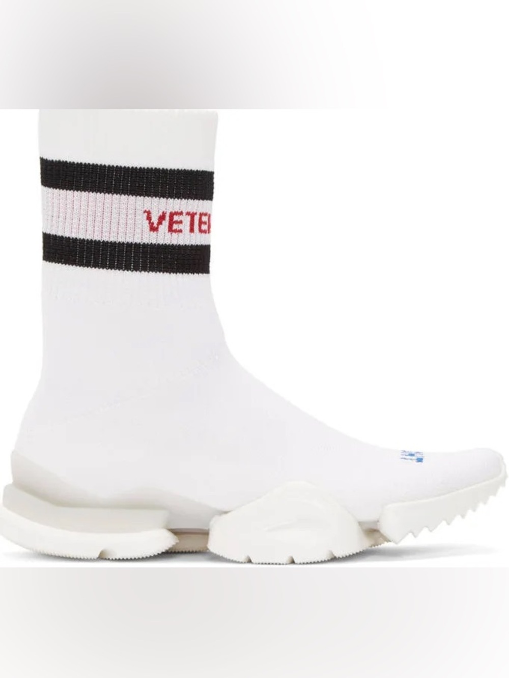Authentic VETEMENTS White Sock-Style 'Left/Right' Sneaker Boots